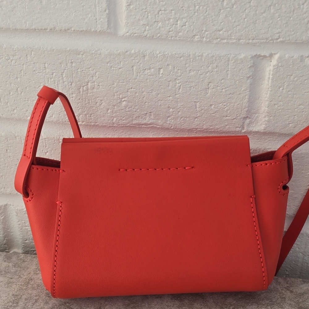 NWT Everlane Micro Bag Red Color Leathet
